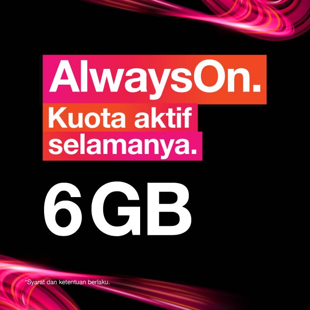 Kuota Three AON - 6 GB All + 2 GB Lokal