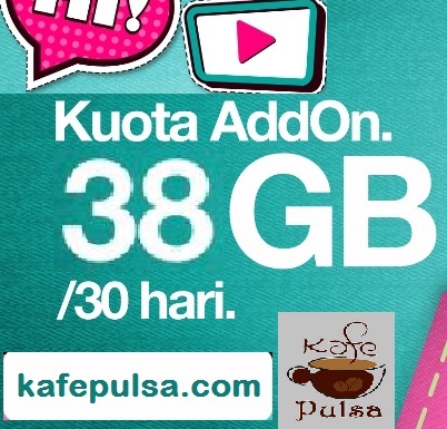 Kuota Three Kuota Addon - AddOn 38GB