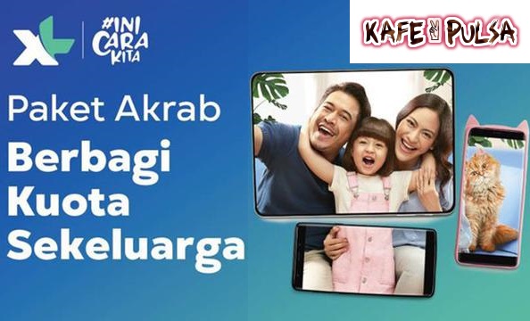 Kuota XL XL Paket Akrab - Akrab 80 GB 4 Anggota 30 Hari