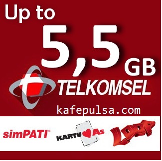 Kuota Telkomsel Internet Harian Tsel - 15 GB 3 Hari
